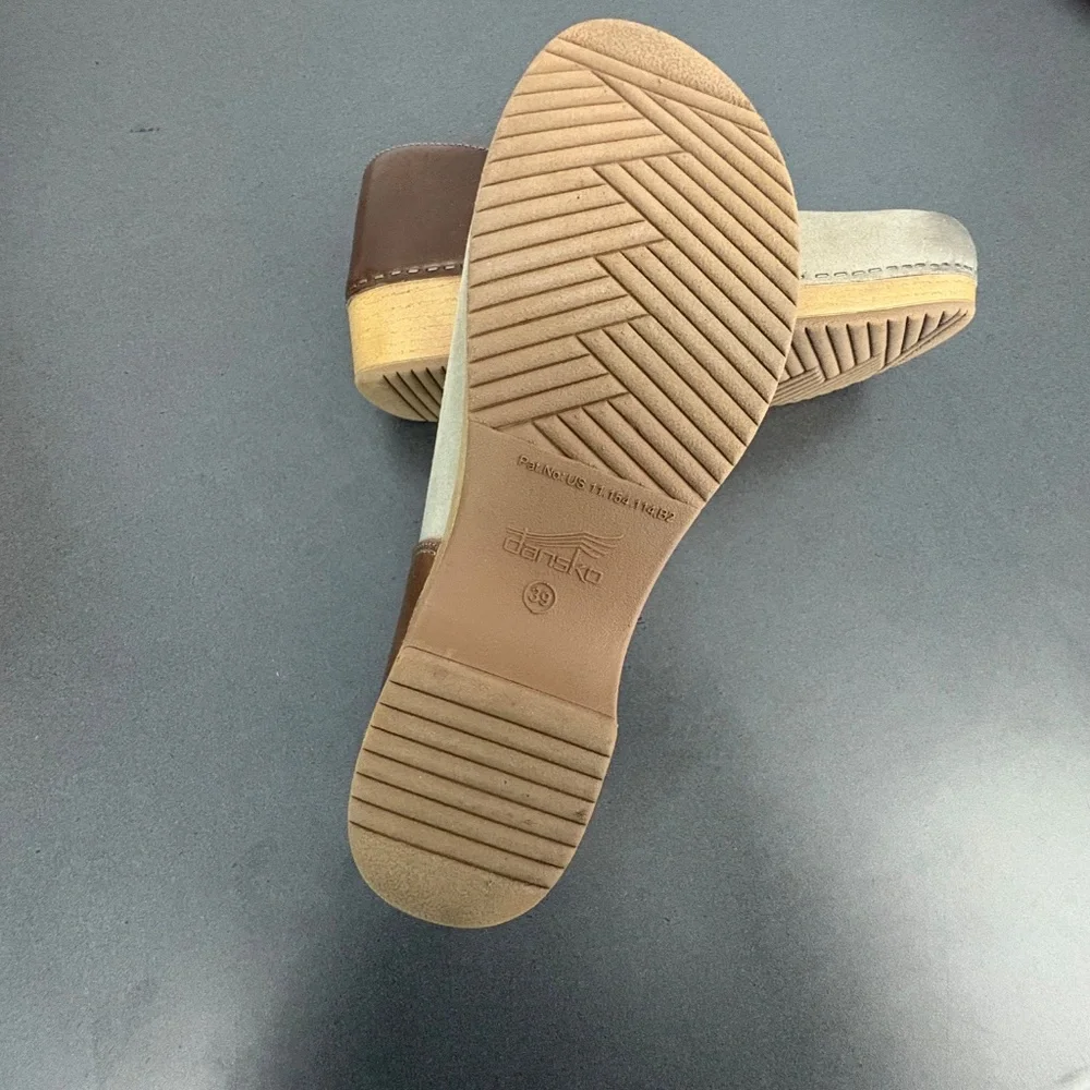 Dansko Brenna Slip-On Clog Taupe Tan Brown Women’s US 8.5-9 EU 39 - Picture 9 of 12